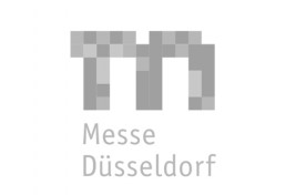 Messe Düsseldorf Logo grey