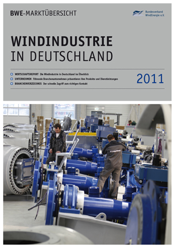 Cover Windindustrie in Deutschland 2011