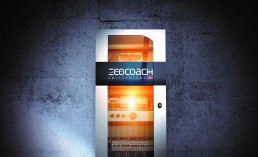 Batteriesystem mit Logo von Ecocoach