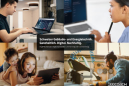 Menschen an Laptops. Sie schauen sich eine Software an.