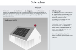 Screenshot solar calculator