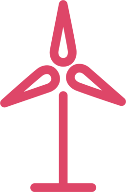 Logo Windmühle rosa