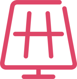 Logo PV Modul rosa
